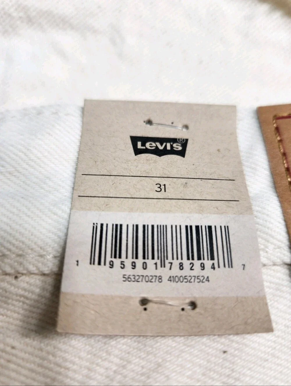 Levi's 501 Original Womens Size 31 Butterfly Print high rise Denim shorts NWT 3 - Picture 6 of 8